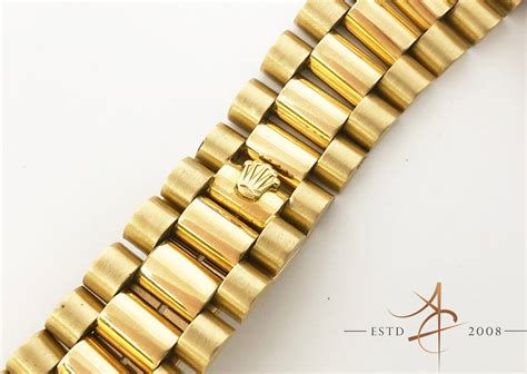 rolex president gold and stainless steel link bracelet|rolex watch presidential price.